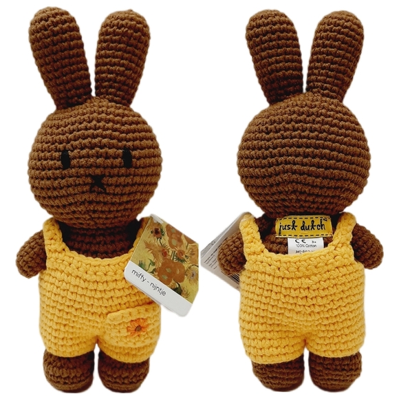 miffy Other - 🍒 Just Dutch Miffy Handmade Bunny Rabbit Melanie Van Gogh Plush Soft Kids Toy